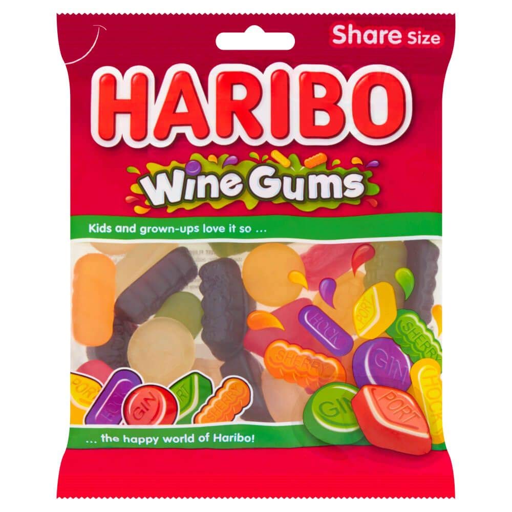 HARIBO WINE GUMS 140G