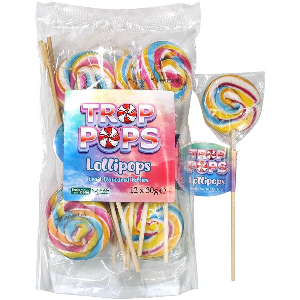 TROP POPS LOLLIPOPS 30G