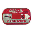 LESPADON SARDINE VEGE OIL 125G
