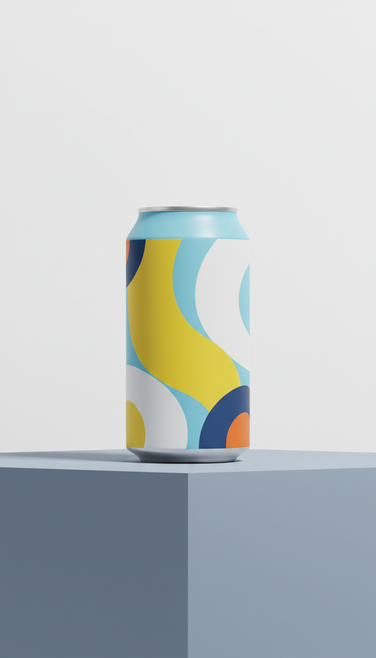 Alcohol-Free Craft Beer Can