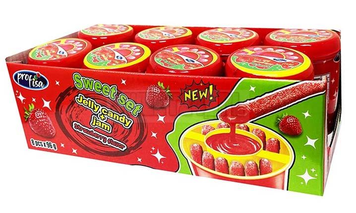 SWEET SET JELL STRAWBERRY 60G