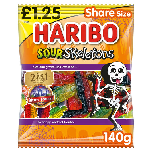 HARIBO SOUR SKELETONS 140G