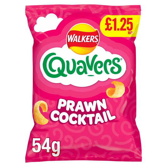 WALKERS QUAVERS PRAWN COCK 54G