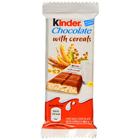 KINDER CHOCOLATE WITH CEREALS