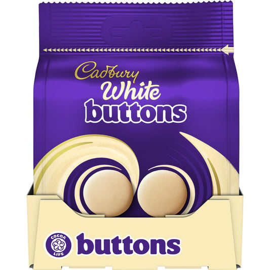 CADBURY WHITE BUTTONS 85G
