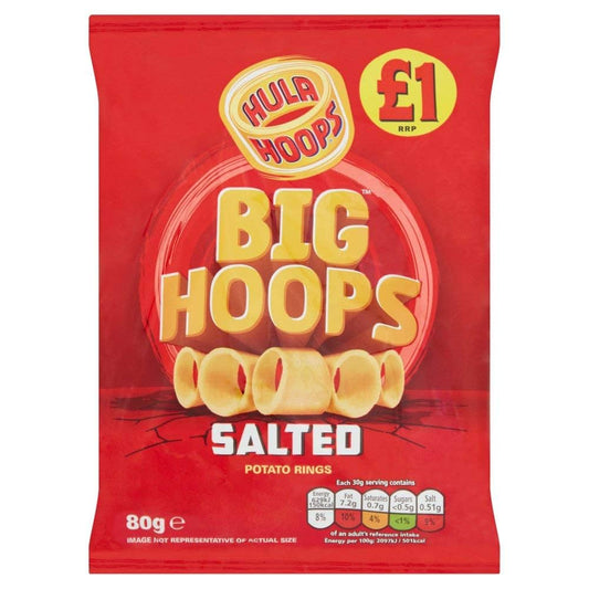 BIG HOOPS SALTED 80G