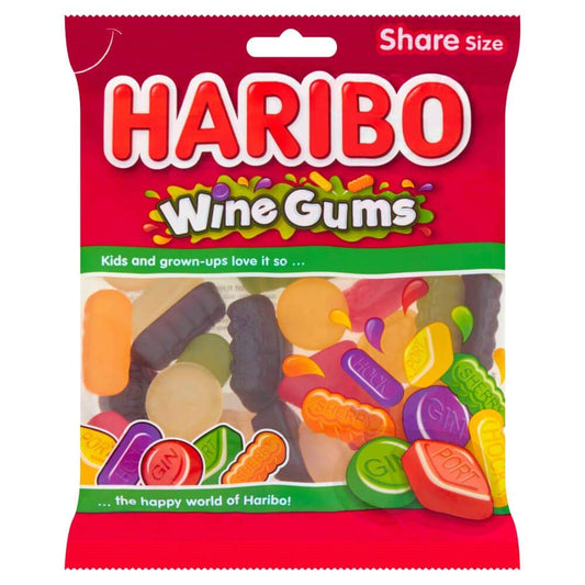 HARIBO WINE GUMS 140G