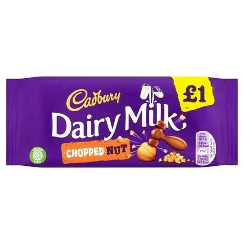 CADBURY DAIRY CHOPPED NUT 95G