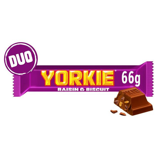 YORKIE RAISIN BISCUIT DUO 66G