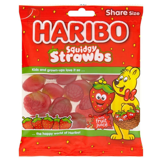 HARIBO SQUIDGY STRAWBS 160G