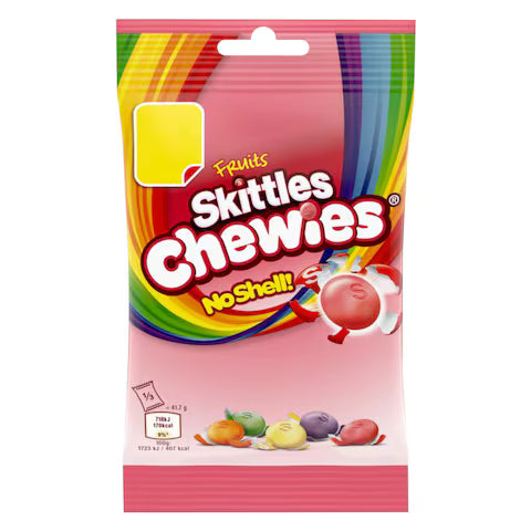 SKITTLES CHEWIES 125G