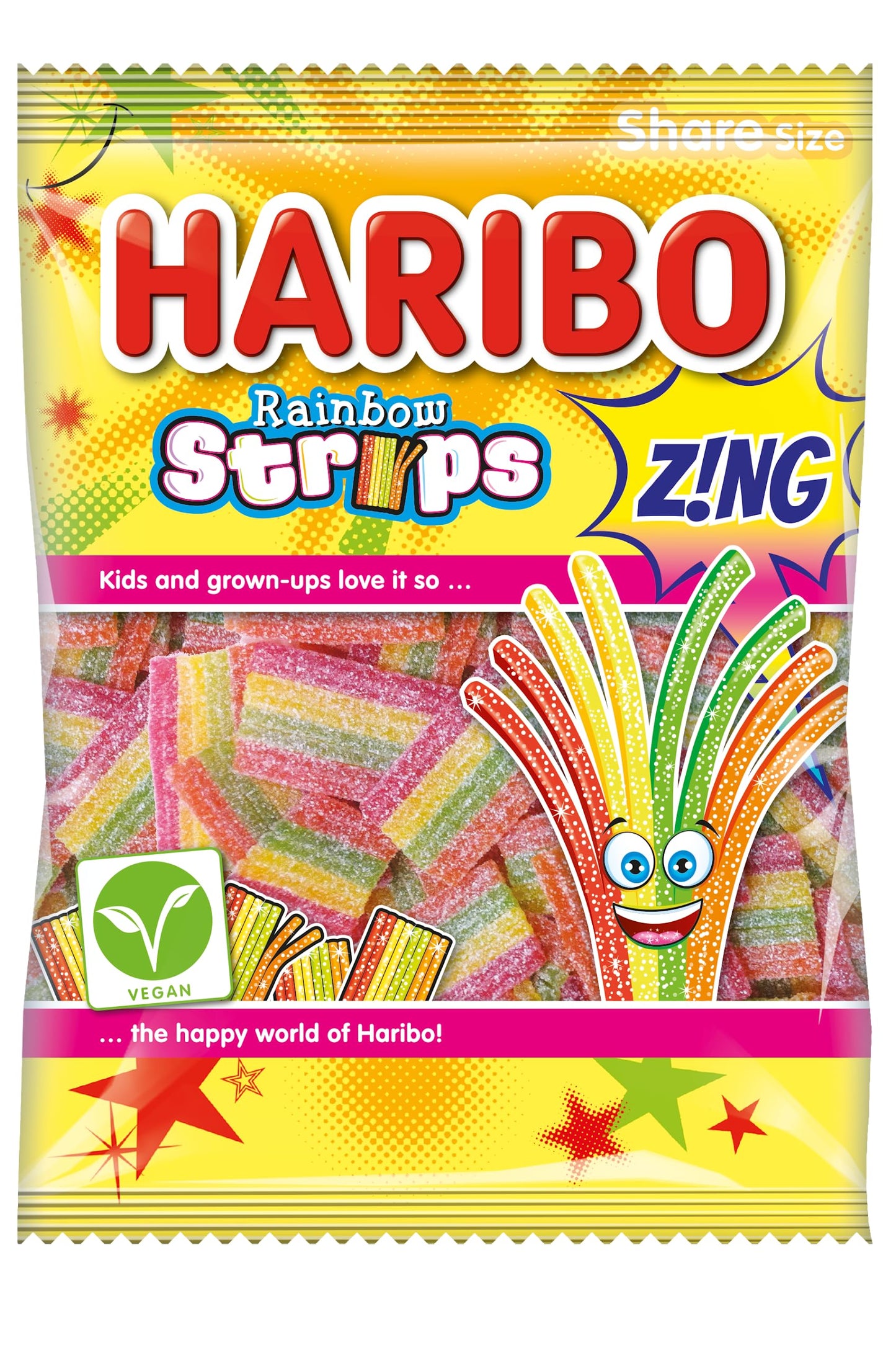 HARIBO RAINBOW STRIPS 130G