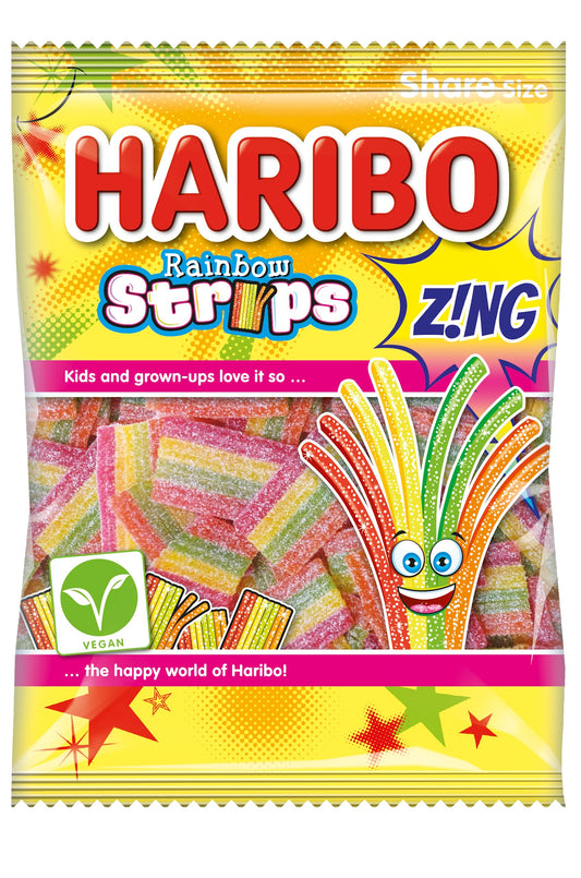 HARIBO RAINBOW STRIPS 130G
