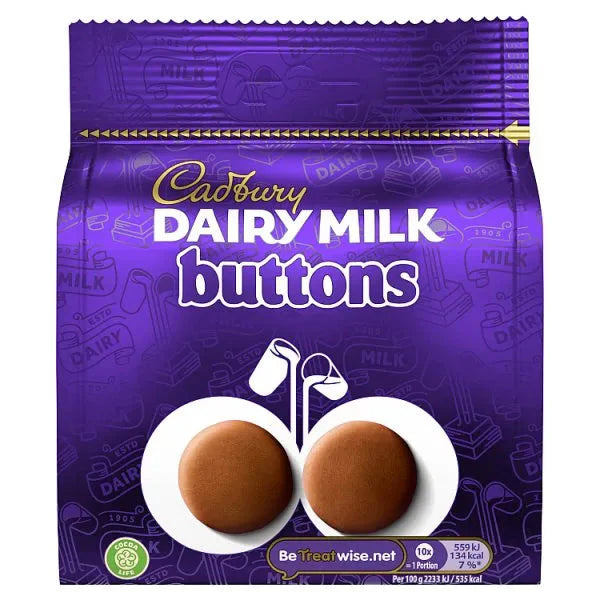 CADBURY DAIRY MILK BUTTONS 85G