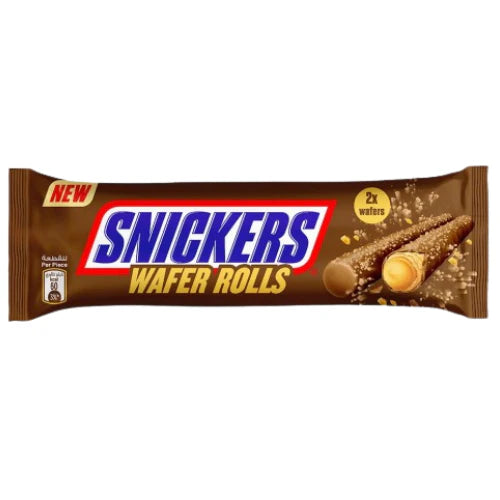 SNICKER WAFER ROLLS 24G