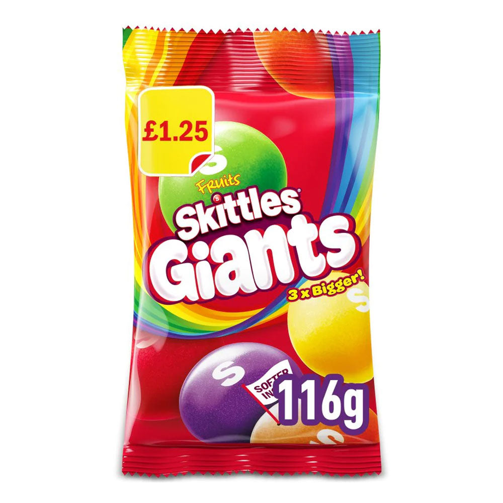 SKITTLES GIANTS FRUITS 116G