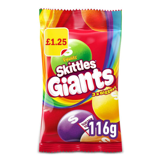 SKITTLES GIANTS FRUITS 116G