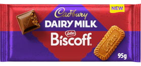 CADBURY DAIRY MILK BISCOFF 95G