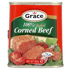 GRACE CORNED BEEF HALAL 340G