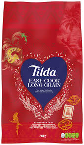 TILDA EASY COOK RICE 20KG