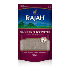 RAJAH GROUND BLACK PEPPER 100G