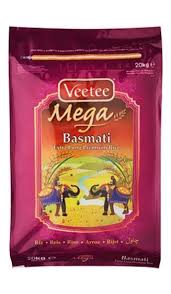VEETE BASMATI RICE 20KG