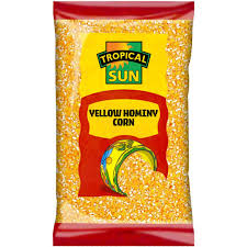 TROPICAL SUN YELLOW HOMINY CORN 500G