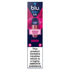 BLU BAR KIT CHERRY 1000