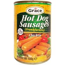 GRACE HOT DOG SAUSAG CHIC 400G