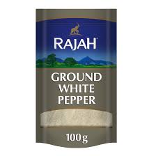 RAJAH GROUND WHITE PEPPER 100G