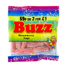 BZ STRAWBERRY LOGS 65G