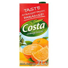 COSTA ORANGE DRINK 2L