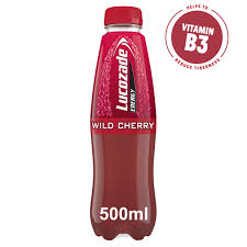 LUCOZADE WILD CHERRY 500ML