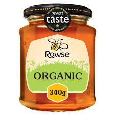ROWSE ORGANIC HONEY GLASS 340G