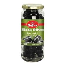 SOFRA BLACK OLIVES 340G