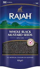 RAJAH BLACK MUSTARD SEED 85G