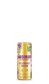 ABSOLUT VODKA PASSION FRUIT MARTINI 250ML