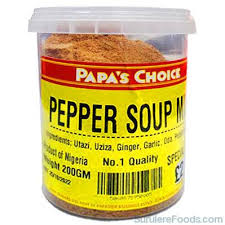 PAPA CHOICE PEPPER SOUP MIX  JAR 200G