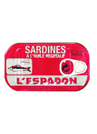LESPADON SARDINE VEGE OIL 125G