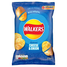 WALKERS CHEESE ONION 65G
