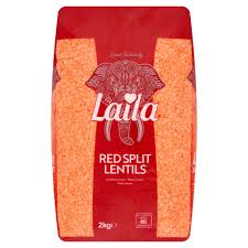 LAILA RED LENTILS 2KG