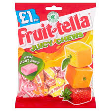 FRUIT TELLA JUICY CHEWS 135G