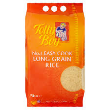 TOLLY BOY EASY COOK RICE 5KG