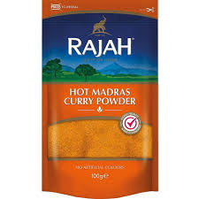 RAJAH HOT MADRAS CURRY 100G