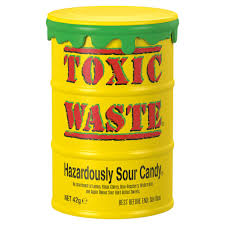 TOXIC WASTE SOUR CANDY 42G
