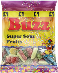 BZ SUPER SOUR FRUITS 65G