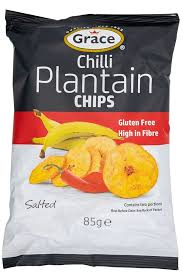 GRACE CHILLI PLANTAIN CHIPS 85