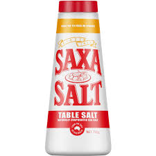 SAXA TABLE SALT DRUM 750G