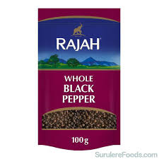 RAJAH WHOLE PEPPER 100G