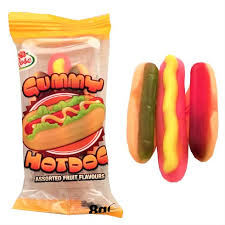 GUMMI HOTDOGS 8G